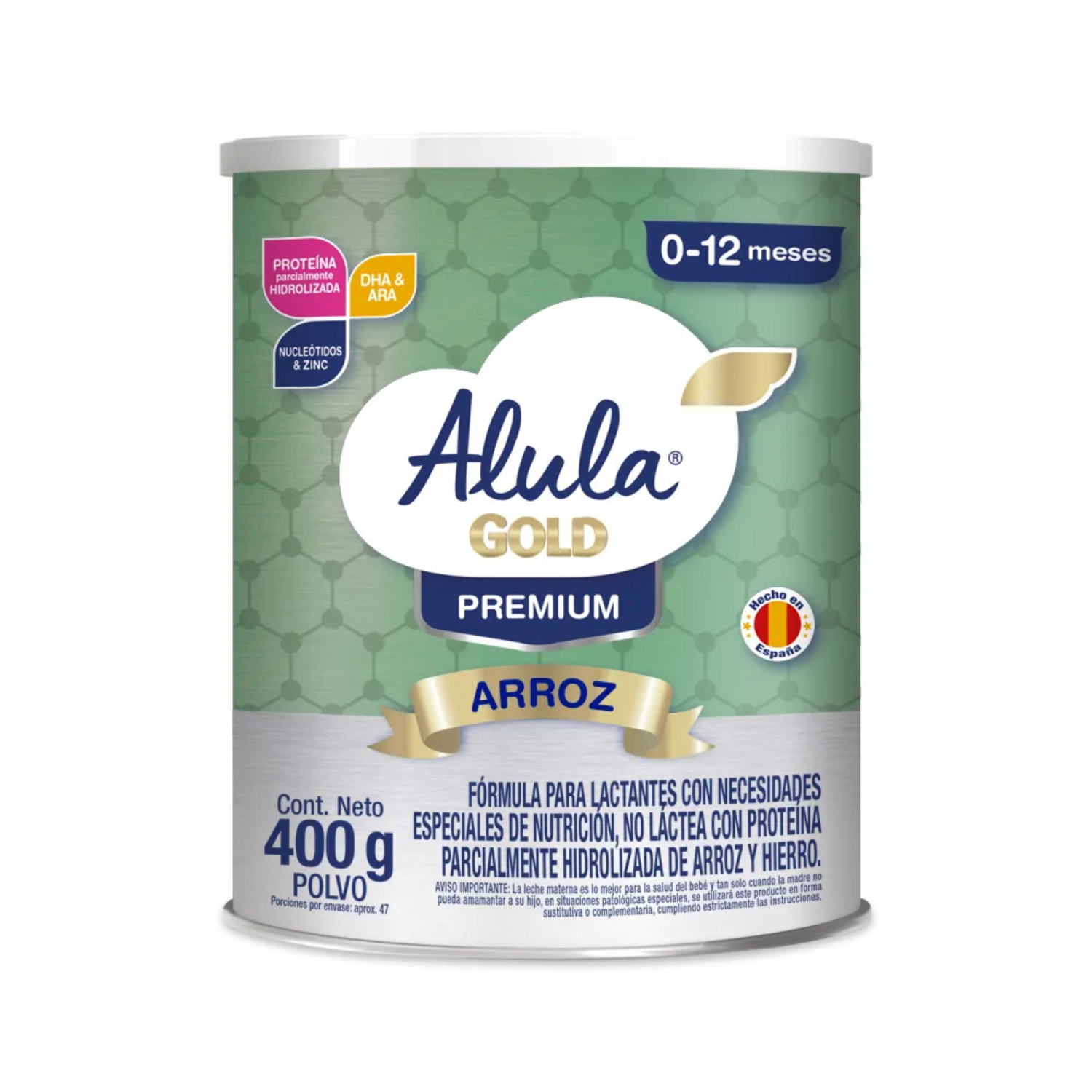 Leche De Arroz Alula Premium 400 gr