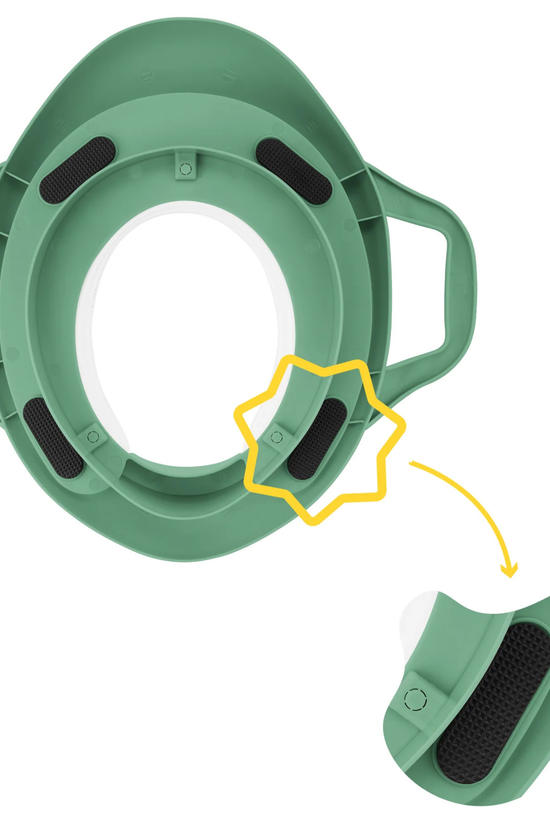 Adaptador Reductor de WC confortable con asas Badabulle