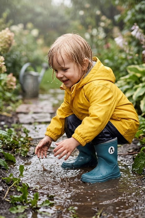 Botas De Agua Kids Caranca Azul