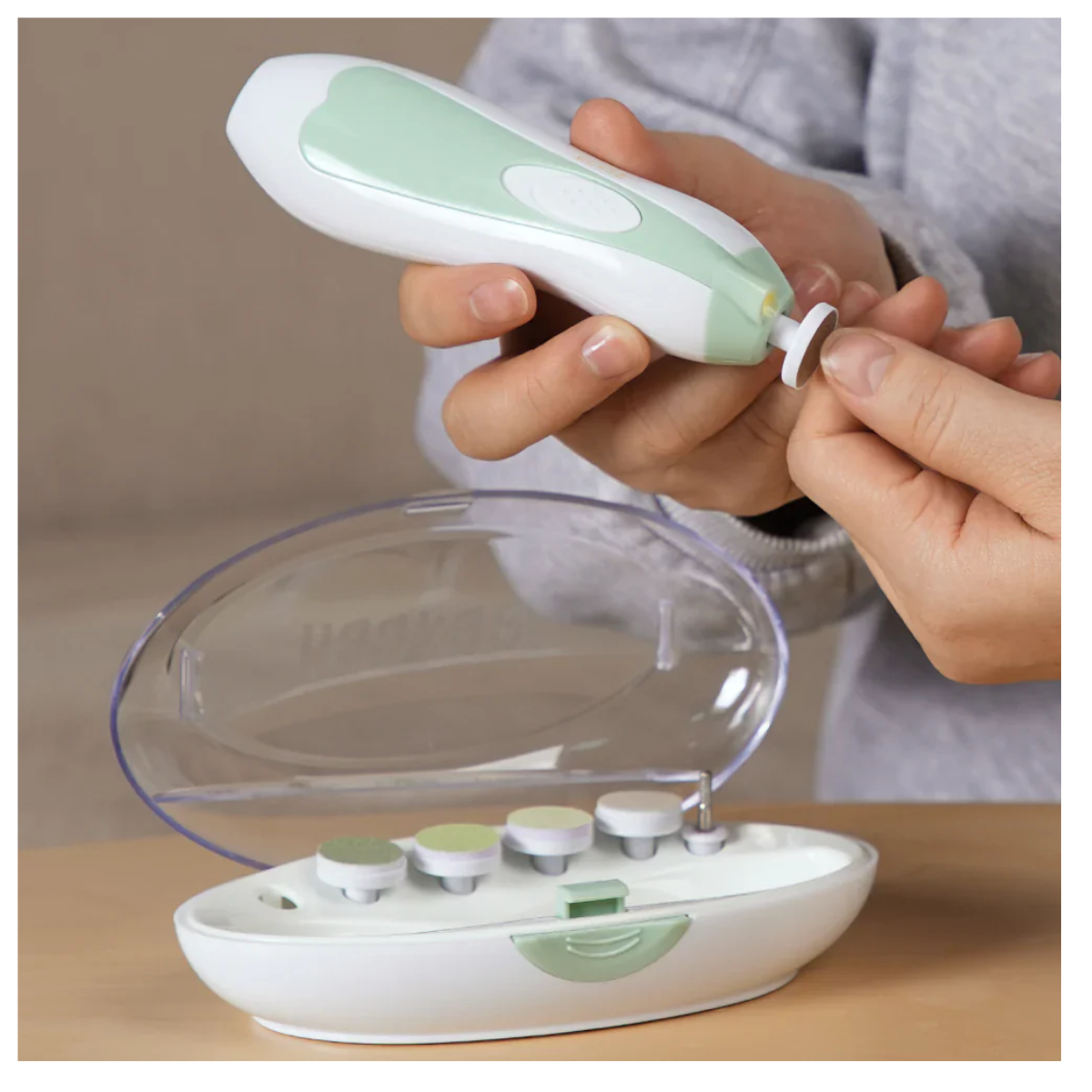 LIMA DE UÑAS ELECTRICO PARA BEBÉS HAAKAA