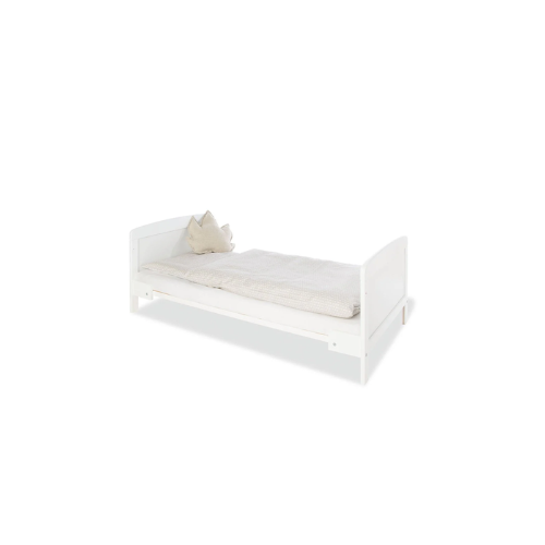 CUNA /CAMA DE TRANSICIÓN DE MADERA VIKTORIA 140 X 70 CM + COLCHÓN - PINOLINO