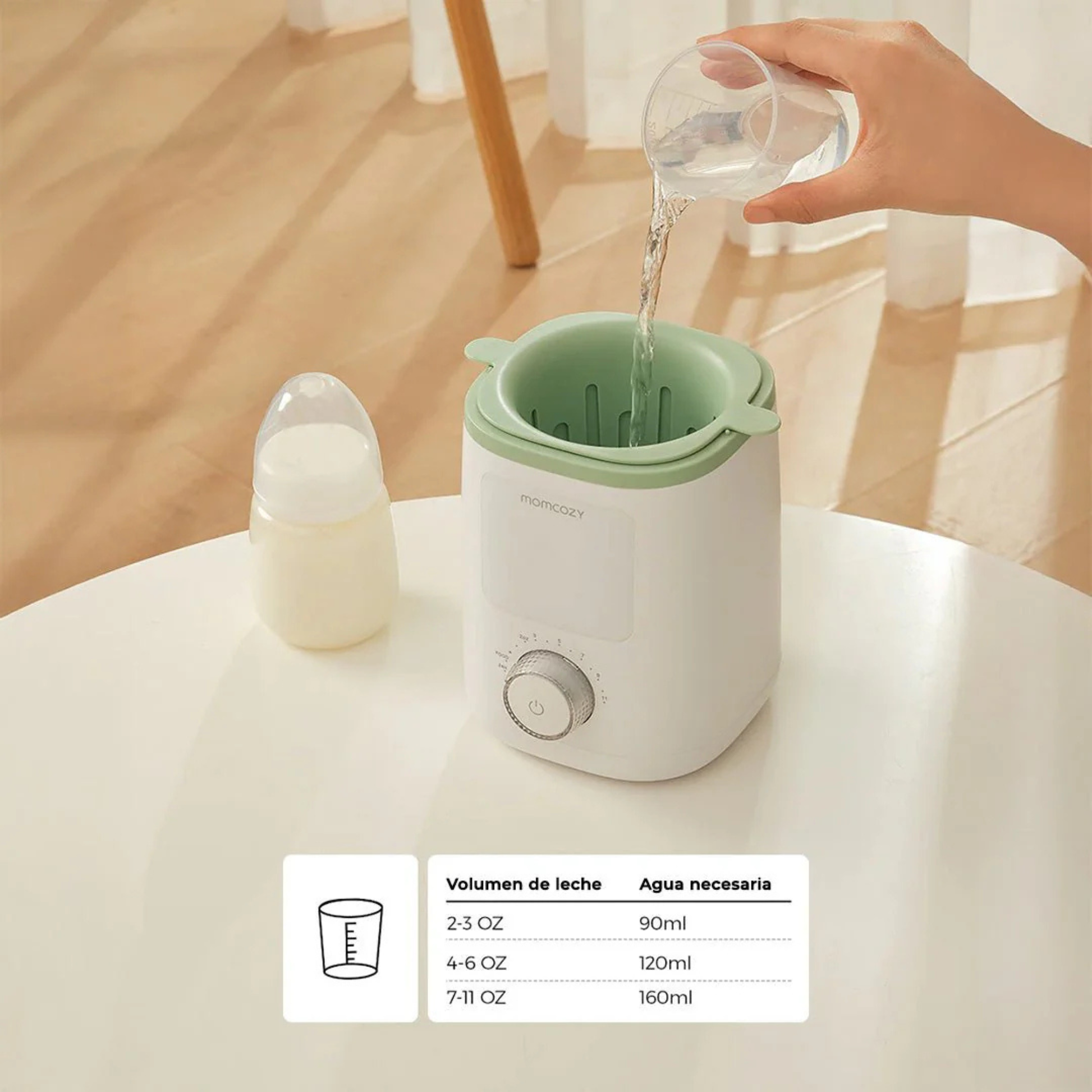 Calentador de Mamaderas Nutrismart Momcozy