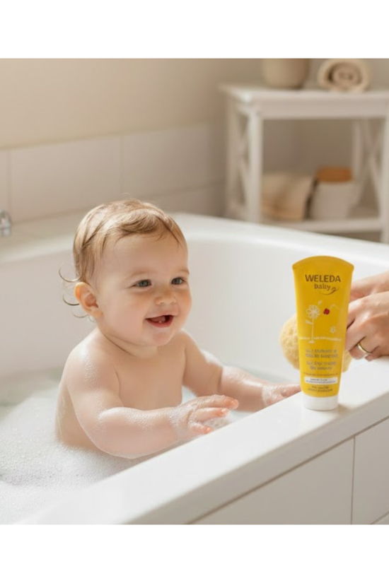 Shampoo Y Gel Ducha 2 En 1 Caléndula Weleda 200 ML