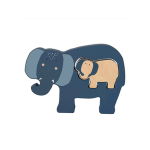 PUZZLE BEBÉS DE MADERA ELEFANTE  TRIXIE