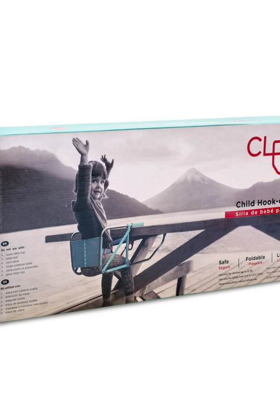 Silla de Comer Plegable Clak Color Turquesa