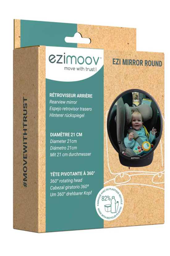 ESPEJO REDONDO DE BEBÉ PARA AUTO EZIMOOV