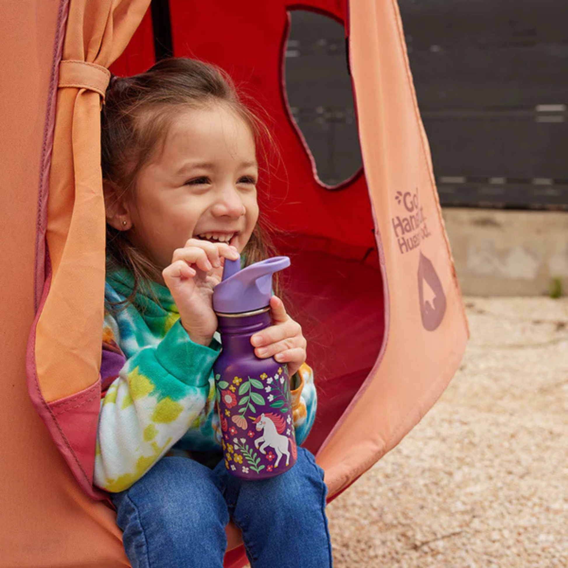 Botella Infantil con Bombilla Klean Kanteen 355ml Flip Seal