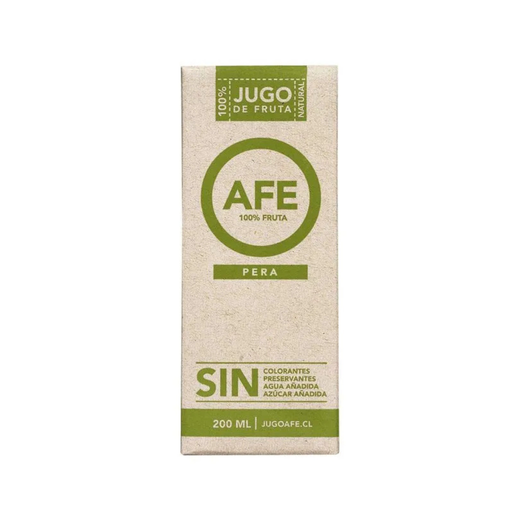 Jugo De Pera AFE 200 ML.