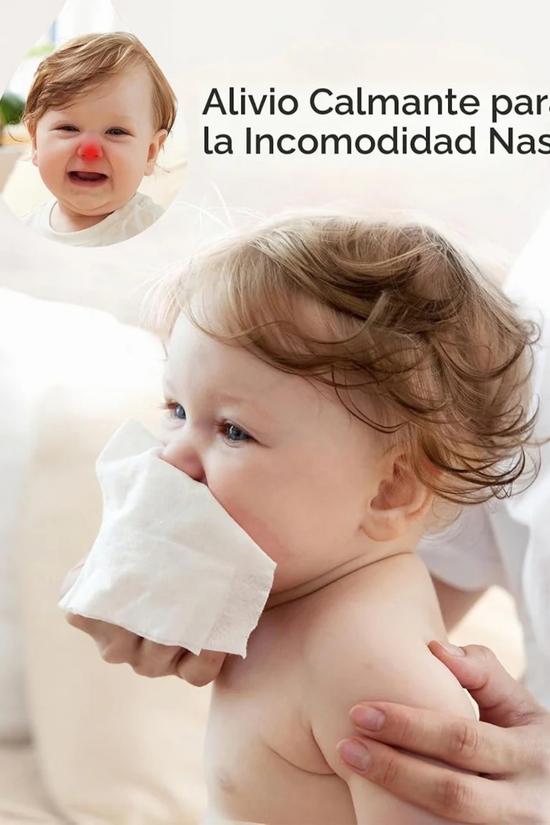 Toallitas Húmedas Salinas Momcozy para Nariz y Cara – 90 Unidades