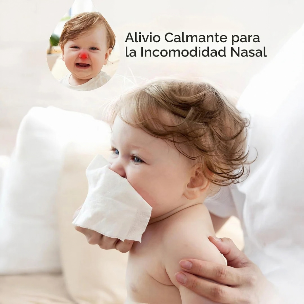 Toallitas Húmedas Salinas Momcozy para Nariz y Cara – 90 Unidades