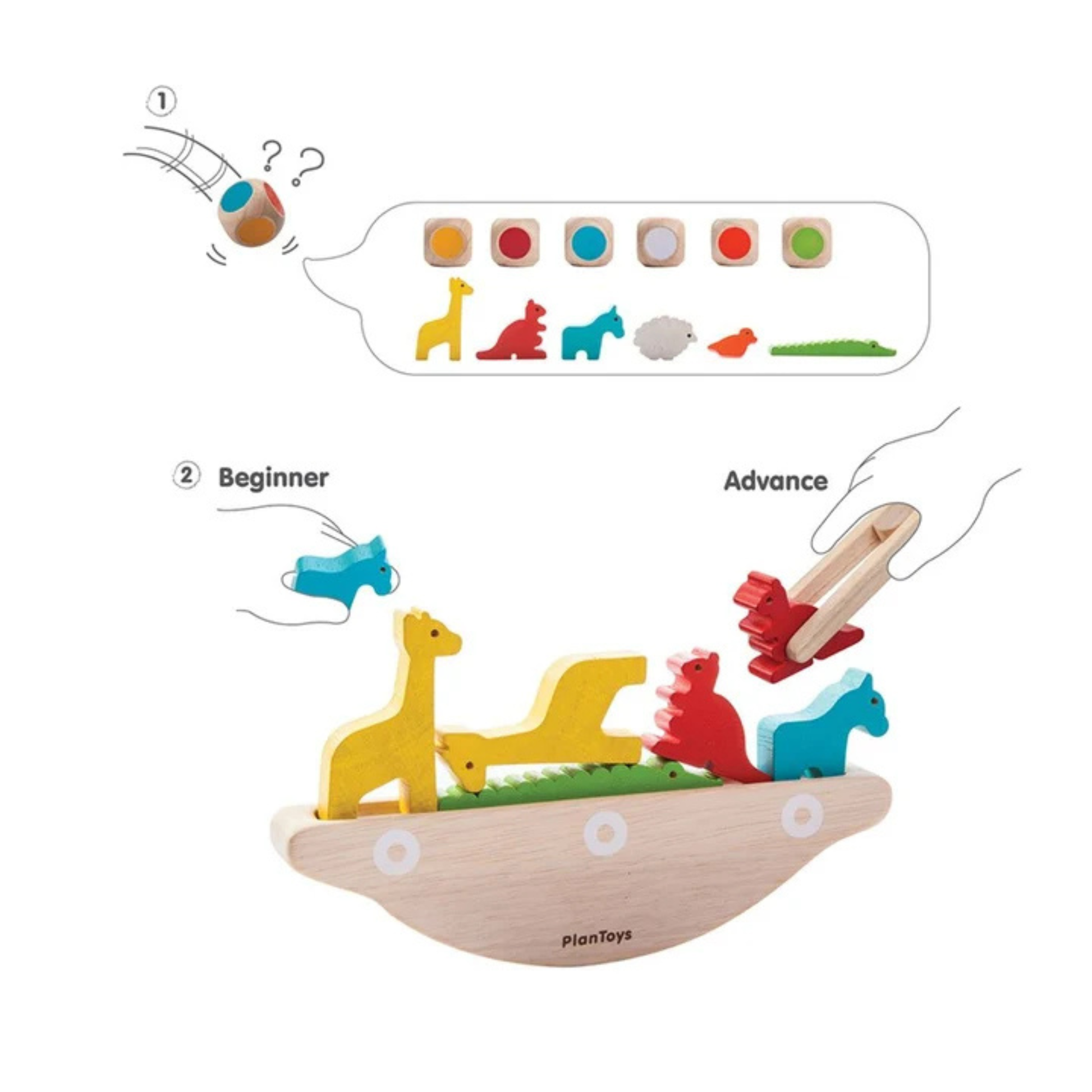 Juguete de Madera Balancing Boat PlanToys