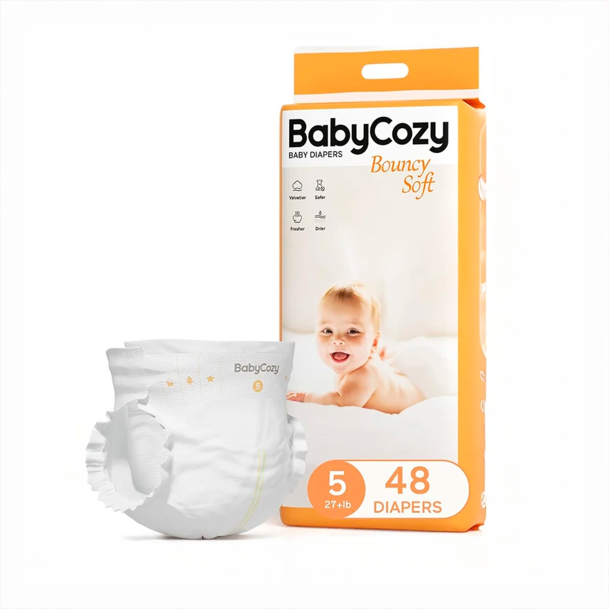 Pañales Desechables Baby Cozy Hipoalergénicos