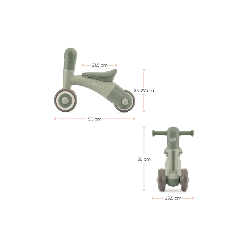 Triciclo de Balance Kinderkraft MINIBI Leaf Green