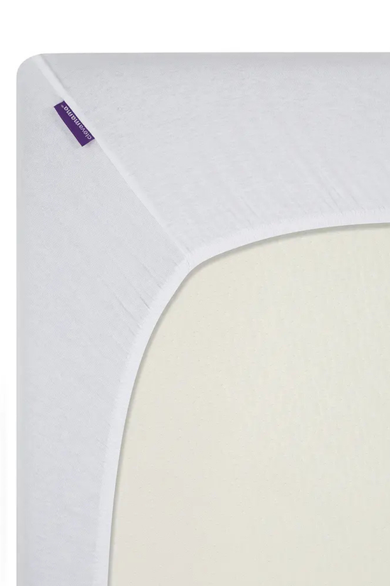 Sábana Bajera Algodón Blanca 70 x 140 x 17 cm Clevamama Pack de 2 unds