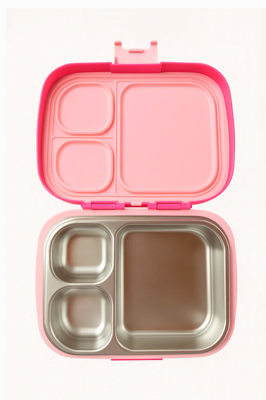 LONCHERA BENTO ACERO INOXIDABLE ROSADO- LUNKO