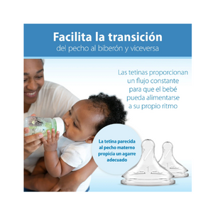 MAMADERA BOCA ANCHA OPTIONS VIDRIO 270 ML - DR. BROWN'S