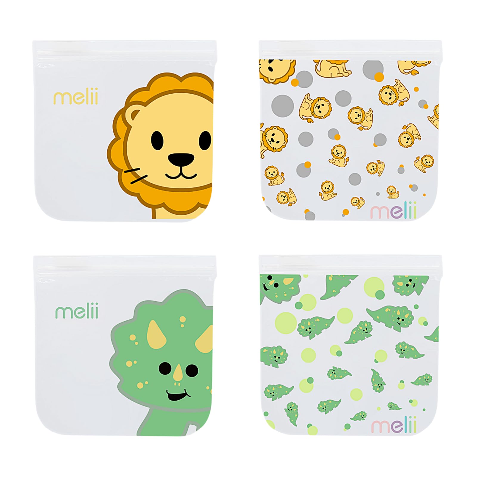 Bolsas Para Snacks Reutilizables Melii Con diseño