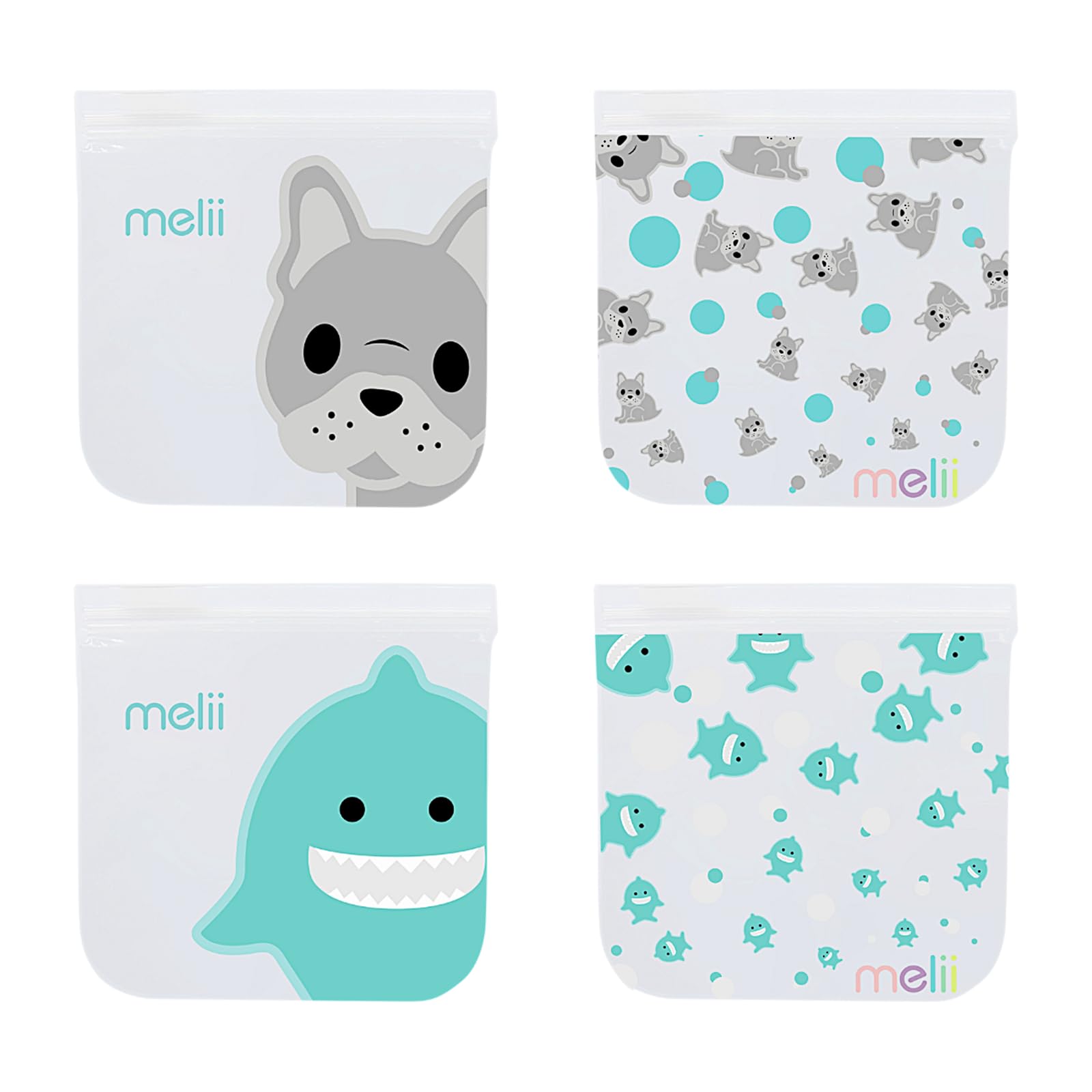 Bolsas Para Snacks Reutilizables Melii Con diseño