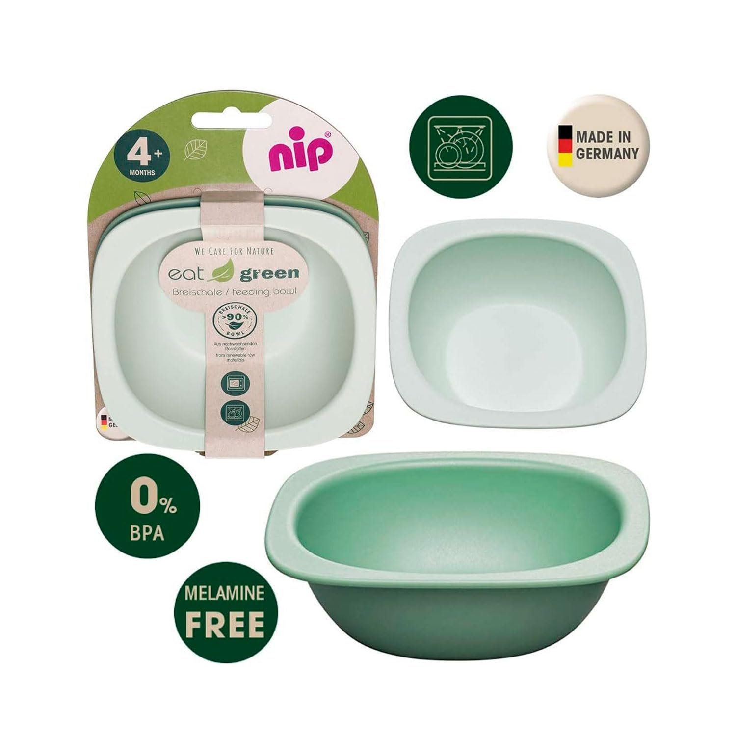 Bowls NIP Eat Green Pack X 2