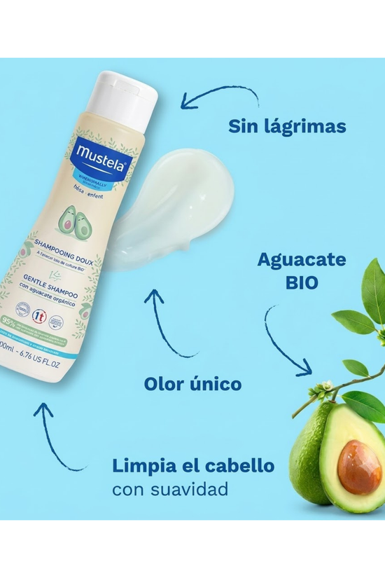 Shampoo Suave De Bebé Mustela 200 Ml