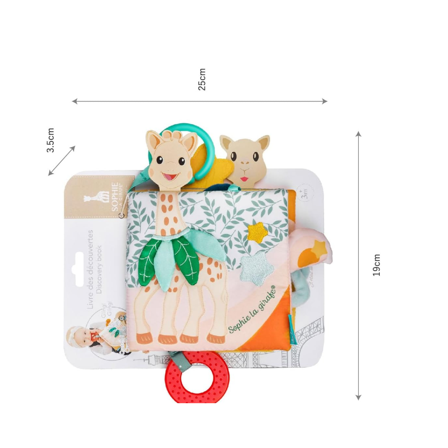 Sophie la Girafe Discovery Book +3m