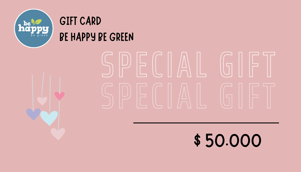 TARJETA DE REGALO GIFT CARD  $50.000 - BE HAPPY