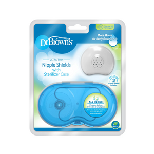 PROTECTOR PEZÓN c/ ESTUCHE DE ESTERILIZACIÓN TAMAÑO 1 (hasta 24 mm) 2UN - DR. BROWNS