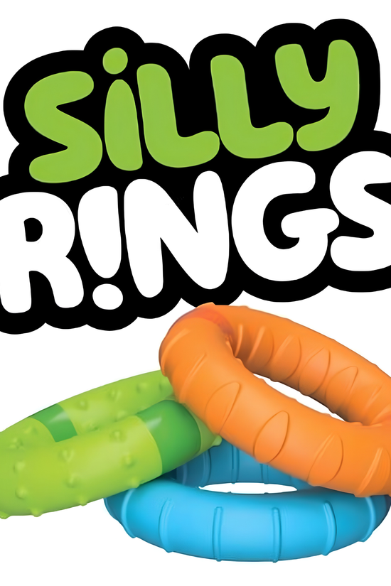 Silly Rings Anillos Con Texturas E Imanes Fat Brain Toys