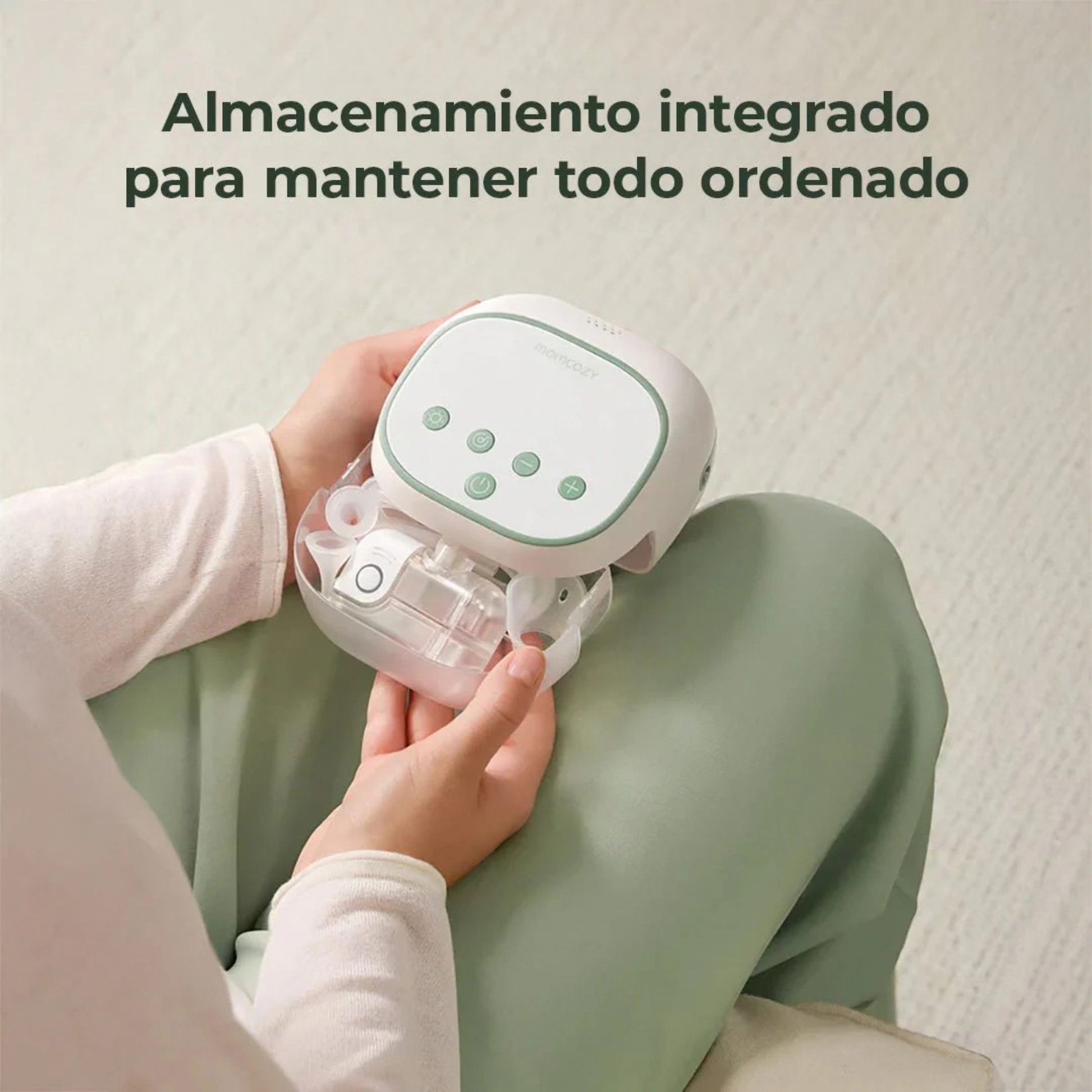 Aspirador Nasal Momcozy BreezyClear Pro Multifuncional 2 en 1 Grado Hospitalario