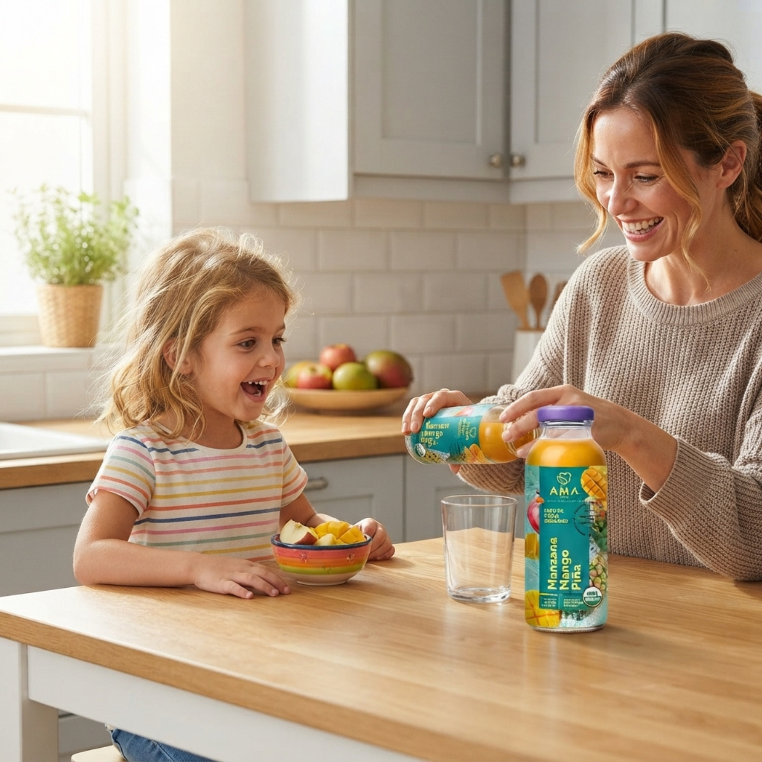 Jugo Orgánico Manzana Mango Piña 300 Ml.