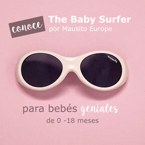 LENTES DE SOL PARA BEBÉS BABY SURFER  0 A 18 MESES ROSA - MAUSITO