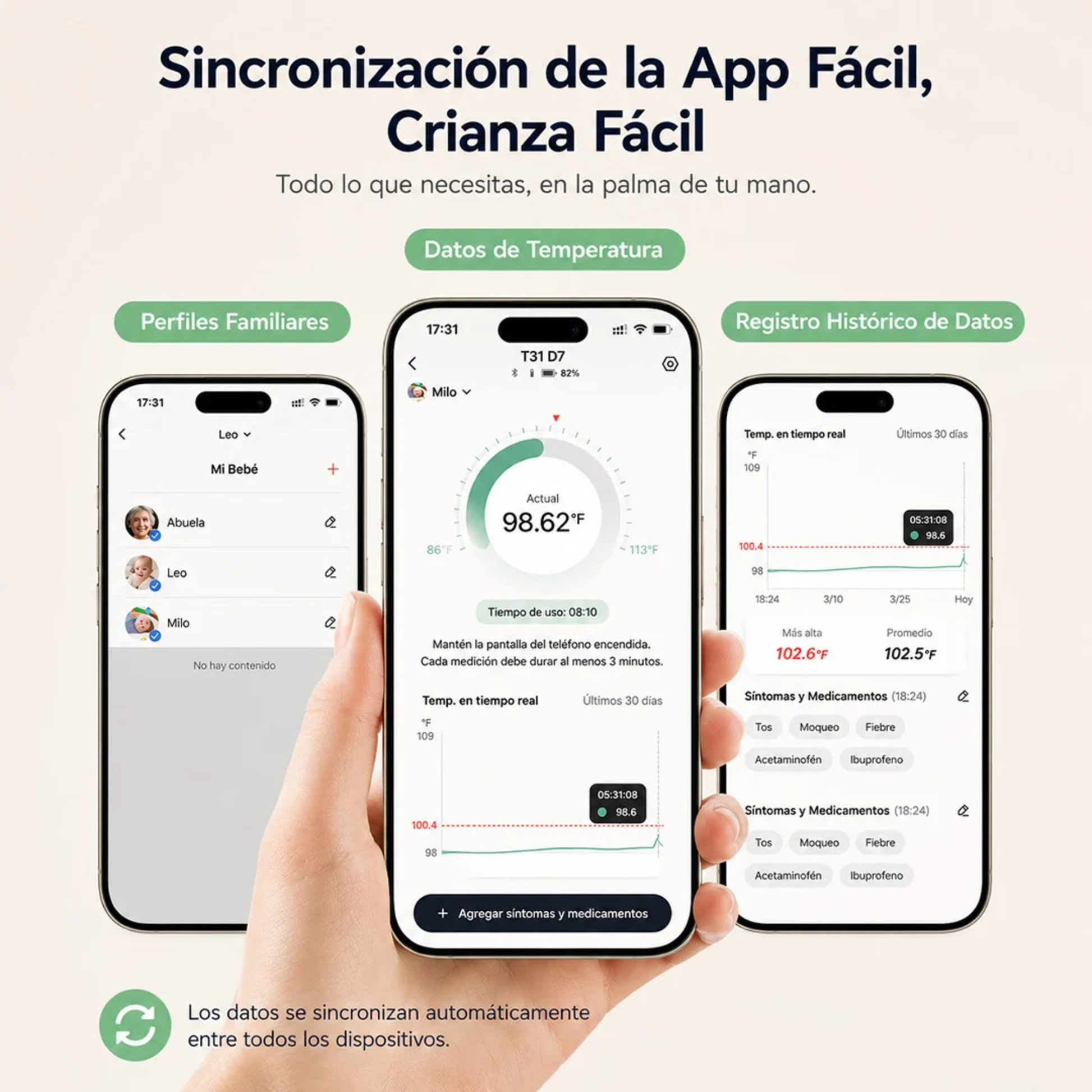 Termómetro Continuo Momcozy para Bebé
