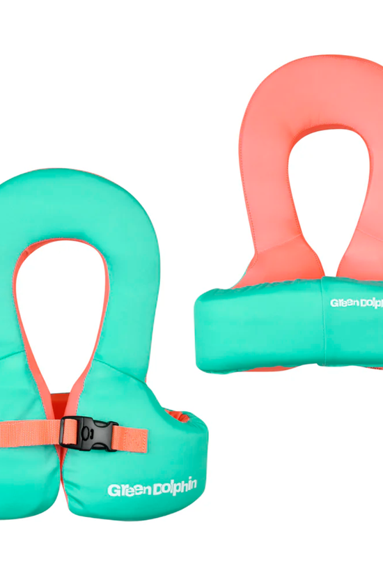 CHALECO FLOTADOR INFANTIL GREEN LOCK AGUA 19 a 30 kg. - GREEN DOLPHIN
