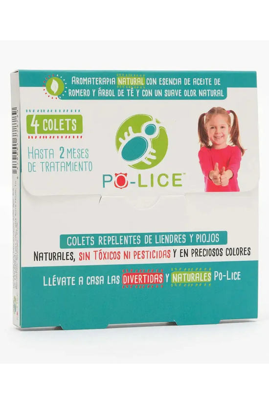 Po-Lice Colets Repelentes De Liendres Y Piojos  4 U