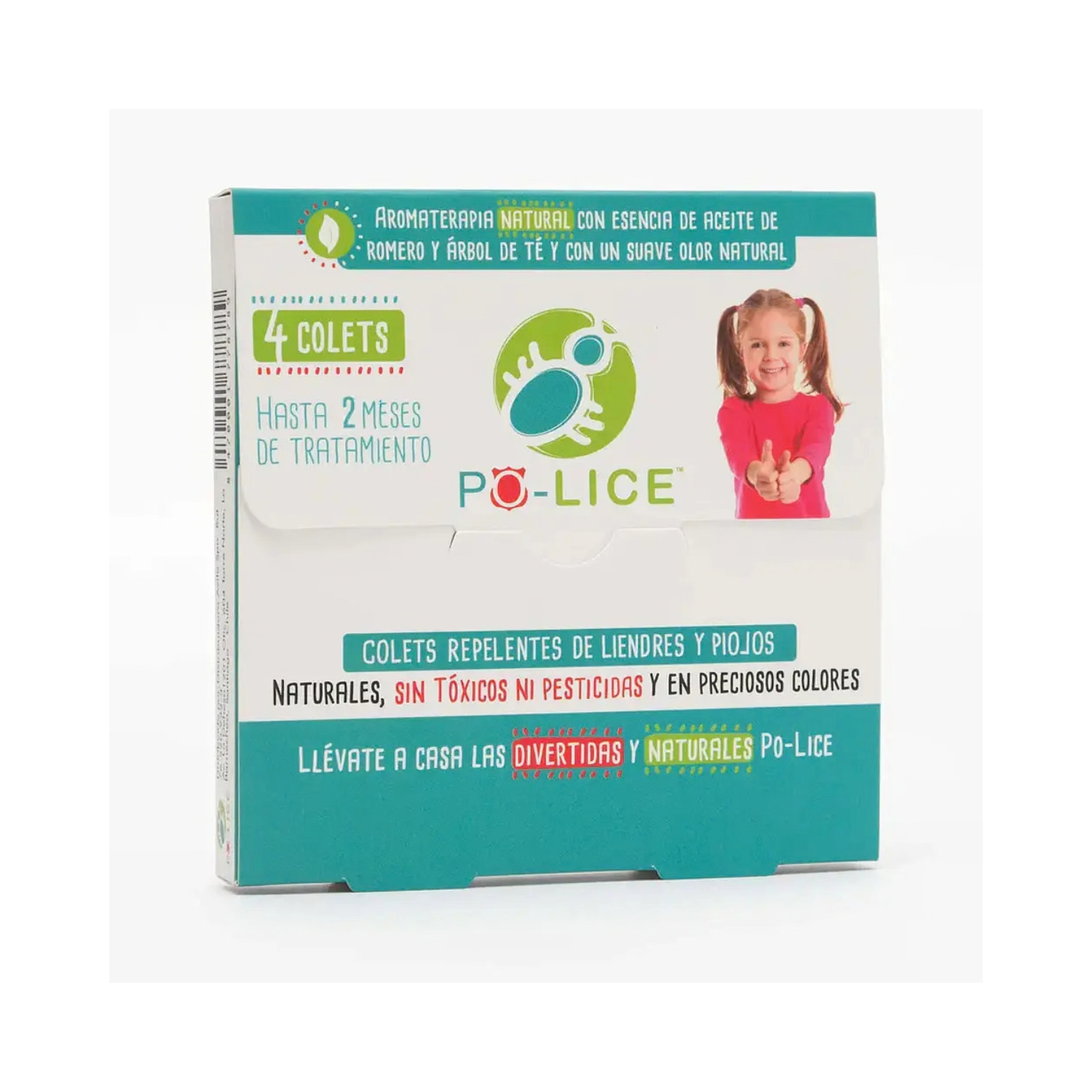 Po-Lice Colets Repelentes De Liendres Y Piojos  4 U