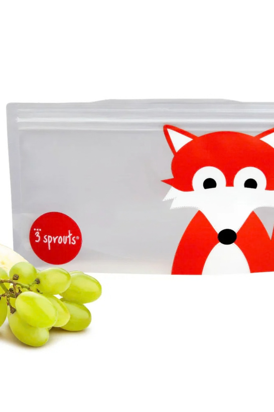 Bolsas Reutilizables 3 Sprouts Para Snack x2 Unidades