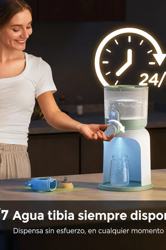 Dispensador y Calentador de Agua para Mamadera Momcozy