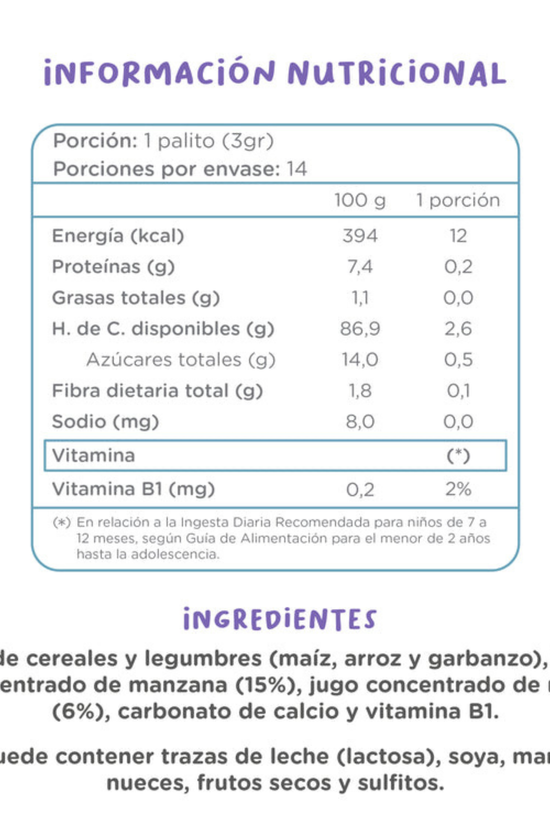 Palitos Rasca Encías Baby Rask Rask Kuna Foods +6 Meses 42 g