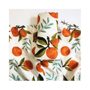 TUTO MUSELINA BAMBÚ FRUTAS 60 x 60 CM - BE HAPPY BE GREEN