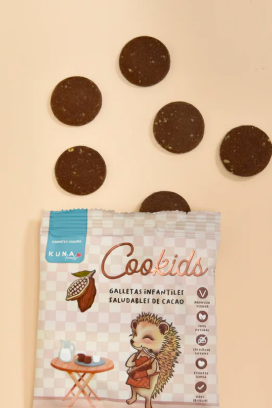 CAJA DE COOKIDS SALUDABLES KUNA CACAO 30 GR