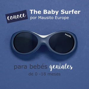 LENTES INFANTILES BABY SURFER  0 A 18 MESES AZUL MARINO MAUSITO