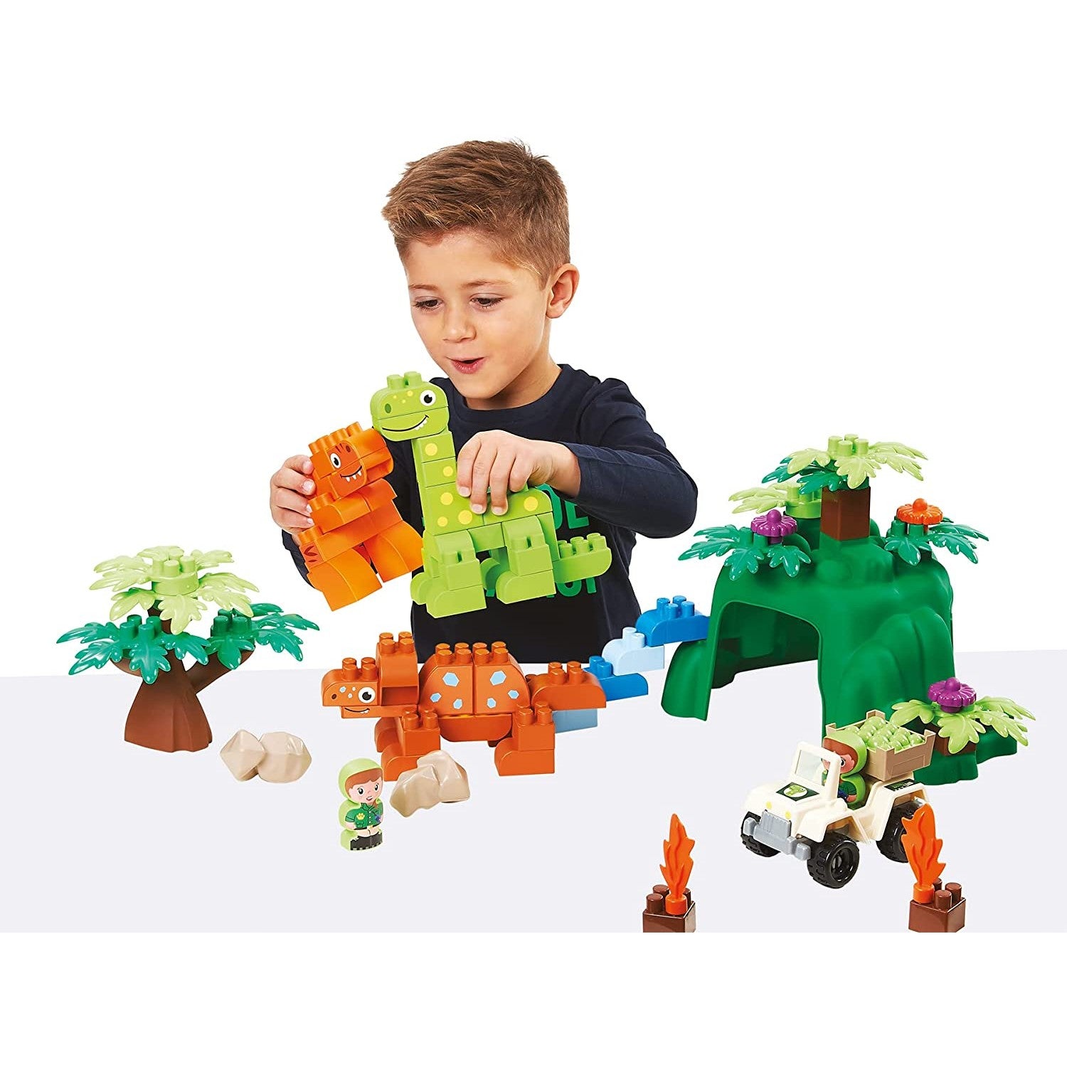 Playset de construcción con dinosaurios Ecoiffier +18m