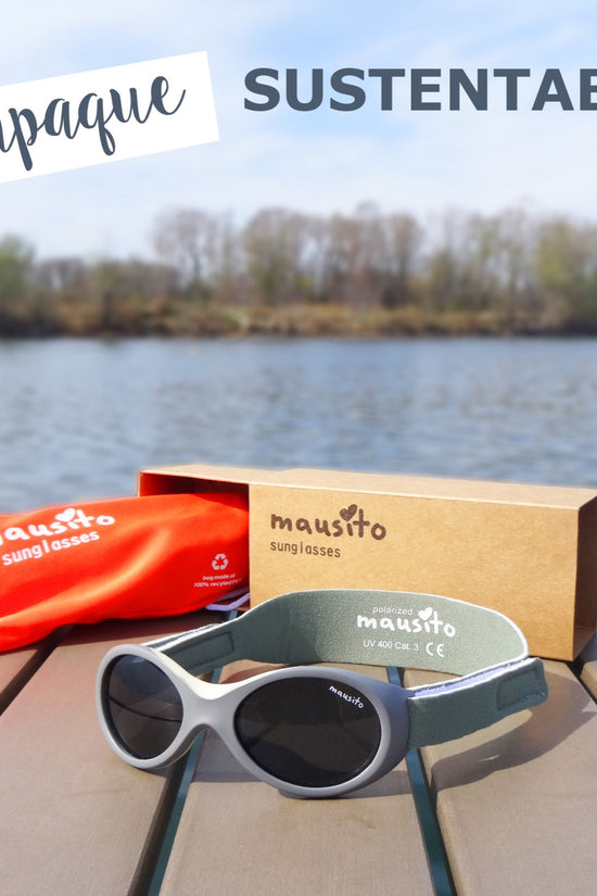 LENTES DE SOL PARA BEBÉS BABY SURFER  0 A 18 MESES CELESTE - MAUSITO