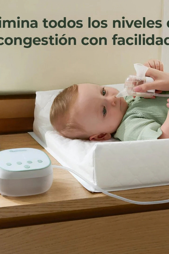 Aspirador Nasal Momcozy BreezyClear Pro Multifuncional 2 en 1 Grado Hospitalario