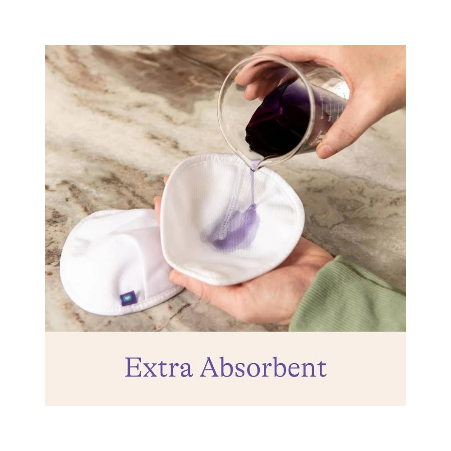 Absorbente De Leche Lansinoh Lavable Blanco