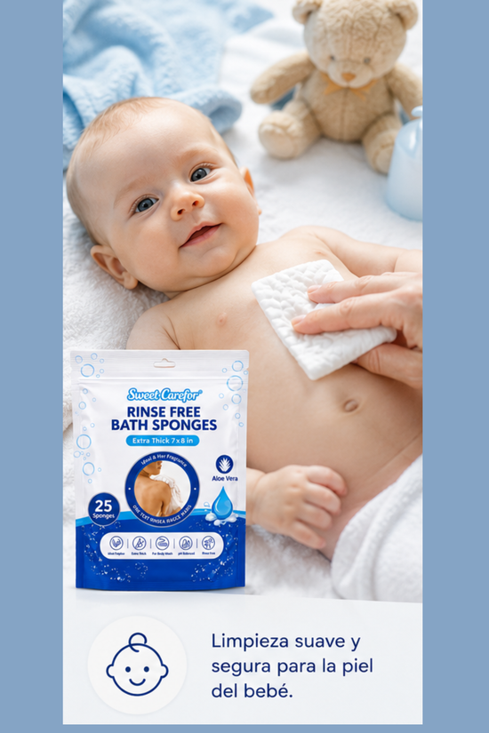 Esponjas Jabonosas Desechable Sweet Carefor 25 U.