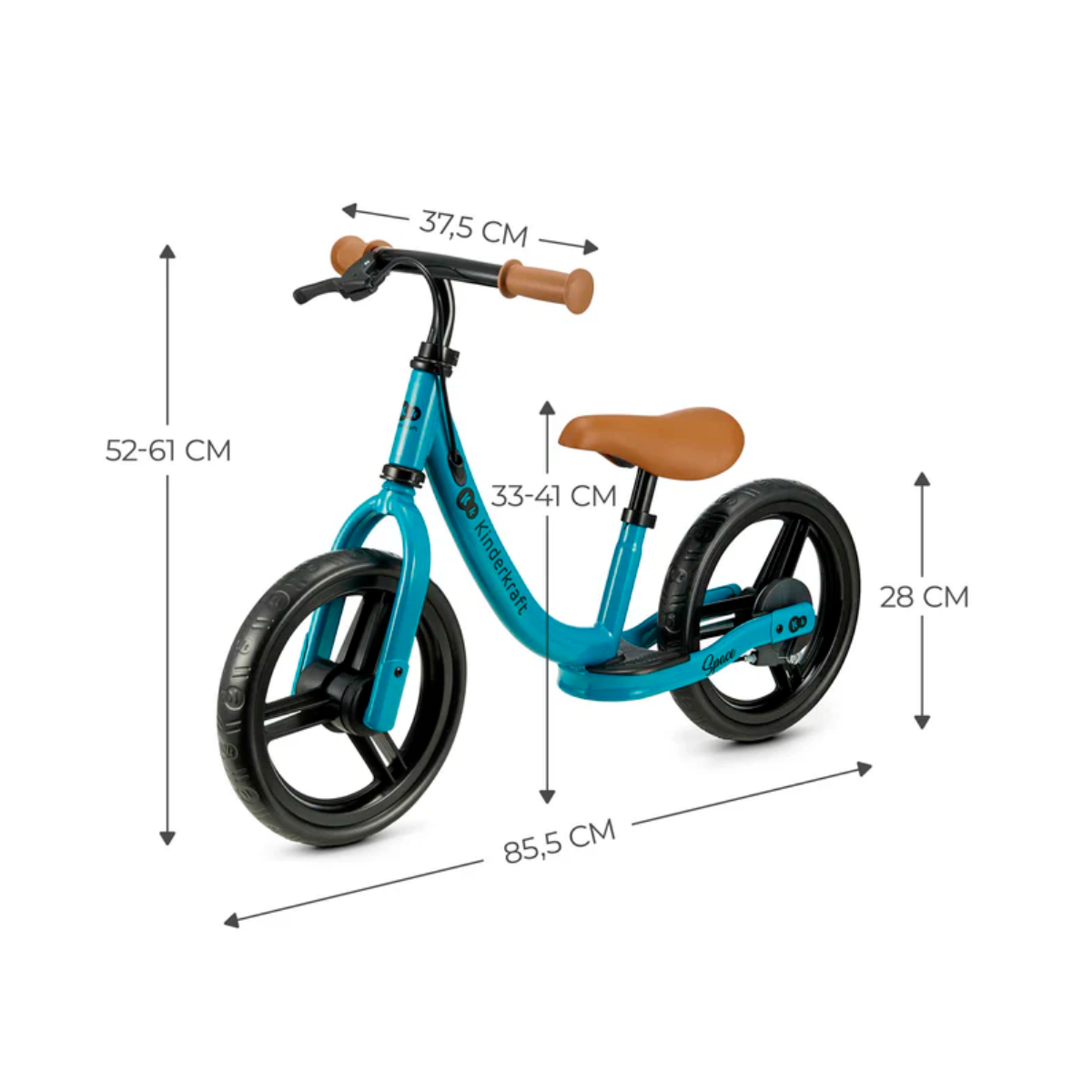 Bicicleta de Balance Kinderkraft SPACE Blue