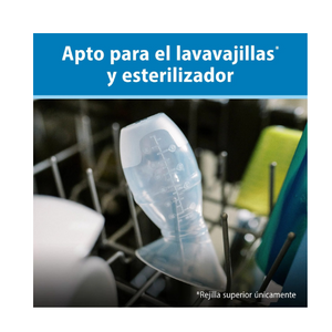 EXTRACTOR  DE LECHE MANUAL 1 PIEZA C/ ESTÁNDAR 120ml (c/bolso) - Dr. BROWNS