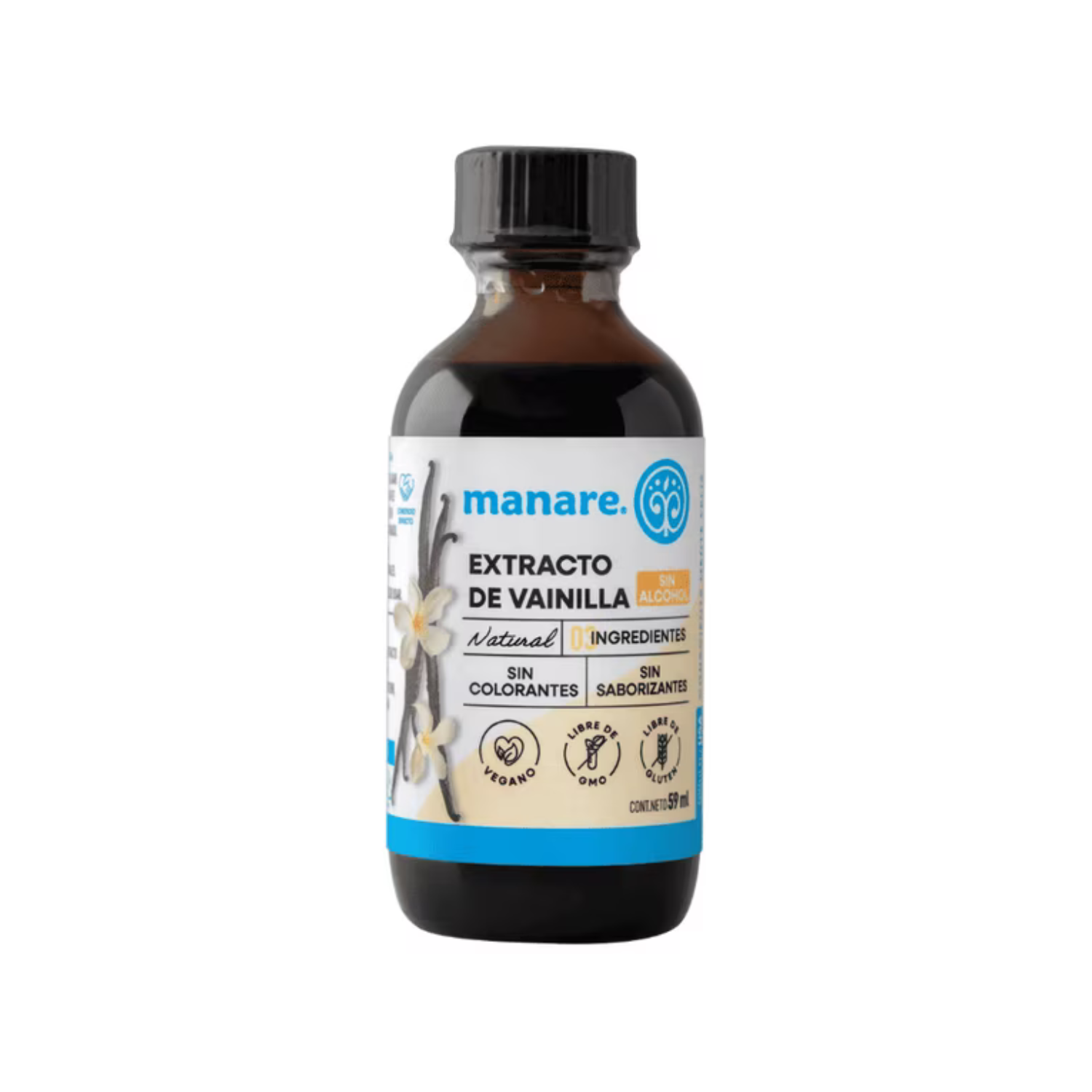 Extracto De Vainilla Manare 59 Ml.