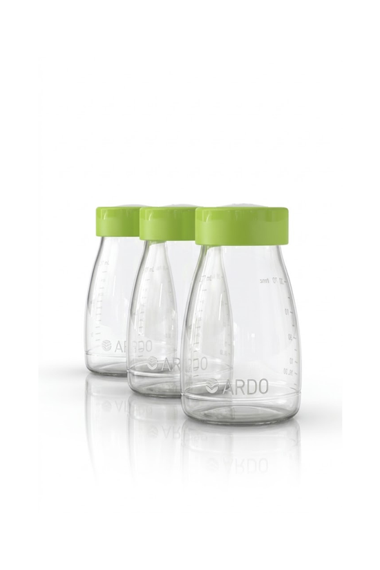 Botellas De Almacenamiento De Leche Ardo 150 Ml. 3 U.